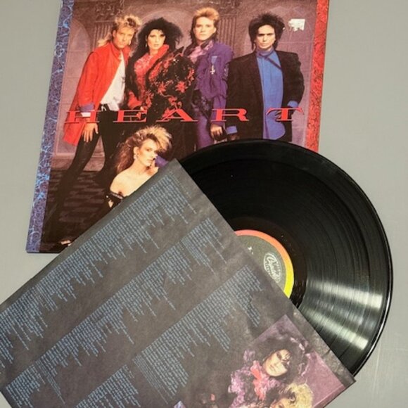 Vintage Heart 1985 Record Vinyl 33 RPM Album Lp 12" Cover If Looks Could Kill - Picture 1 of 3